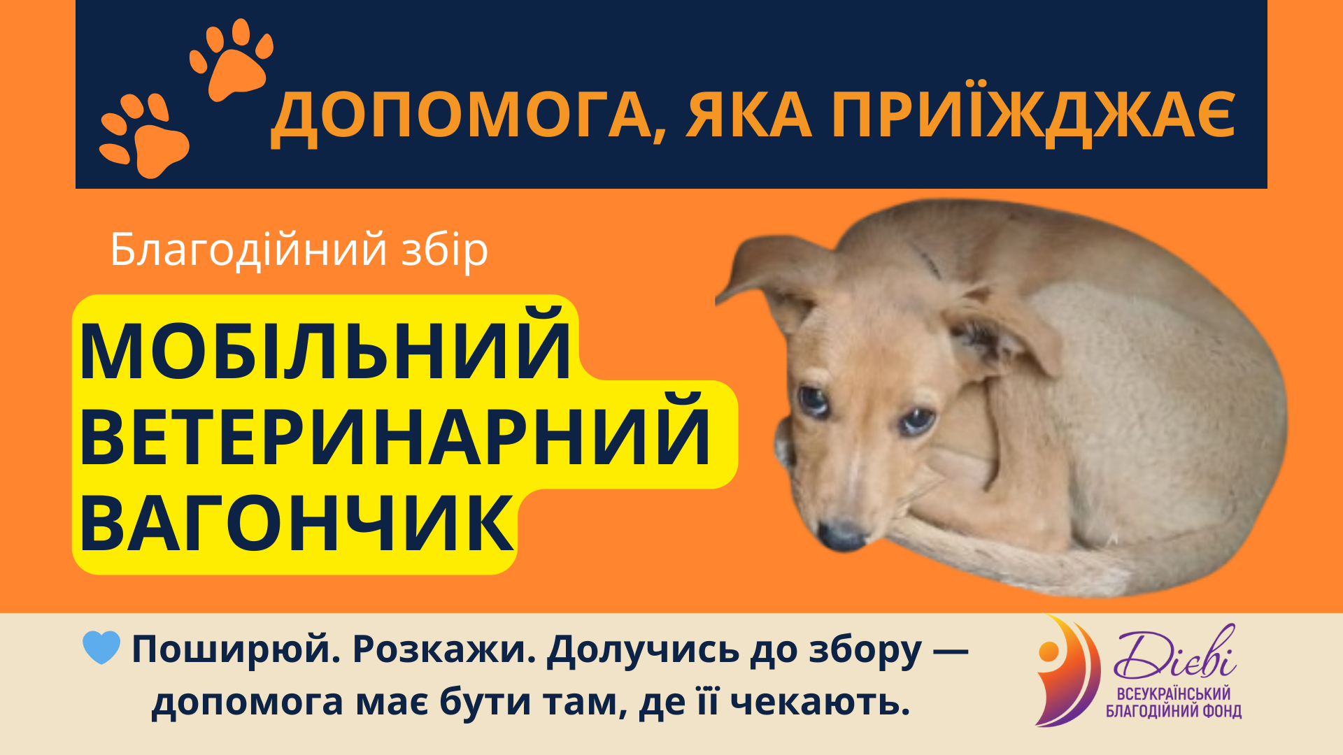 🚐Збір на ветеринарний вагончик